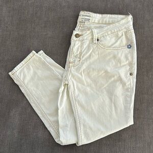JIMMY TAVERNITY White skinny cropped Jeans 28